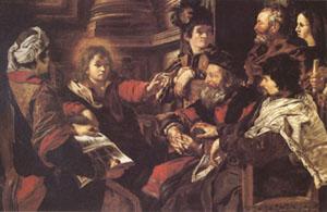 SERODINE, Giovanni Jesus among the Doctors (mk05) Germany oil painting art
